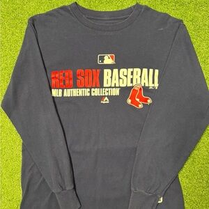 MLB Authentic Collection Red Sox Long Sleeve Shirt